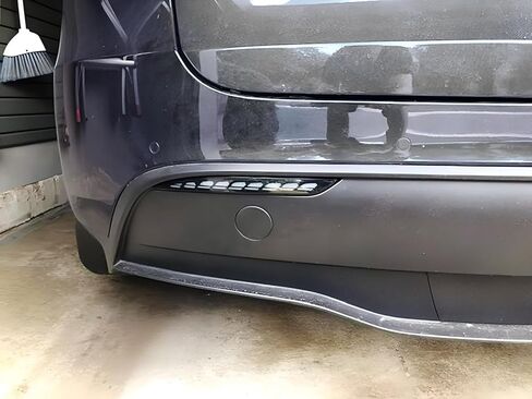 iJDMTOY Black-Out Smoked Lens Full LED Bumper Reflector Lights Compatible With 2020-up Tesla Model Y, Function as Tail, Brake, Rear Fog or Add-On Sequential Blink Turn Signals in Kuwait