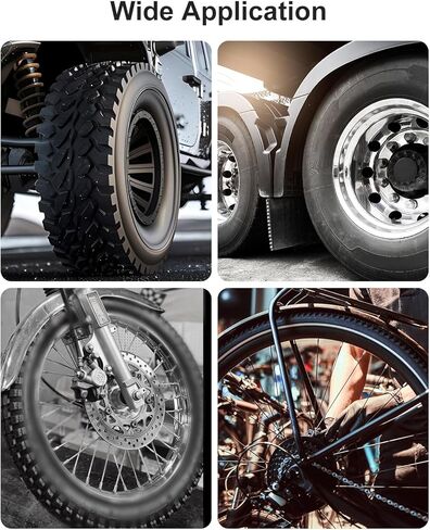 Semi Truck Tire Pressure Gauge Digital, Puibers Heavy Duty Tire Guage 200 PSI Dual Head Chuck and Backlight LCD Display, Digital Pressure Gauge Certified ANSI B40.1 for Car, Semi Truck, SUV, Truck in Kuwait