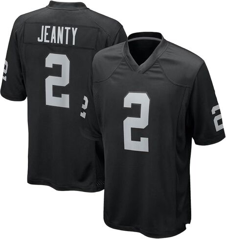Custom Stitched Ashton Jeanty Youth Black Jersey NO Logos in Saudi Arabia