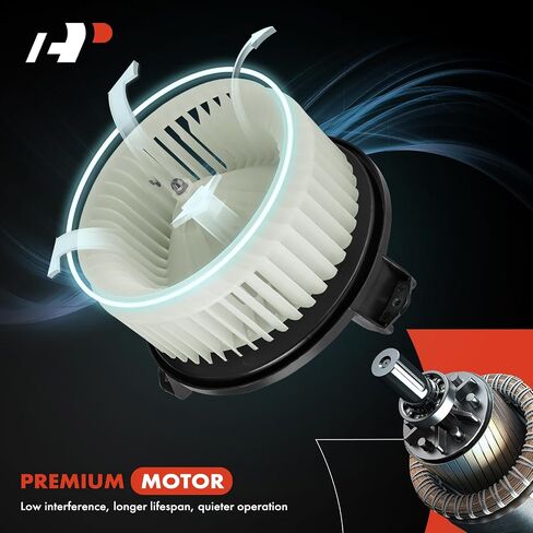 A-Premium Heater Blower Motor with Fan Cage Compatible with Jeep Wrangler 2007-2010 & Honda Civic 2006-2011 - Replace# 79310-SNA-A01, 79310-SNA-A02 in Saudi Arabia