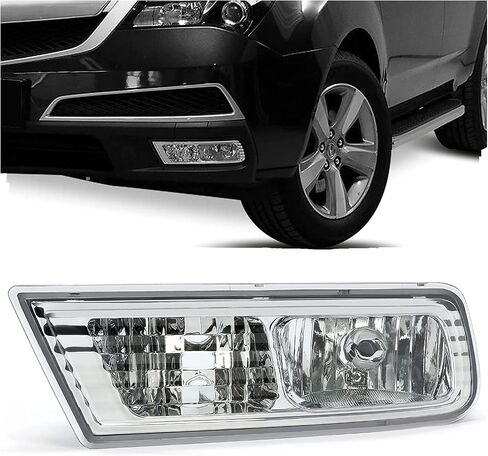 مصباح الضباب الأمامي Kojem متوافق مع مجموعة مصابيح Acura MDX 2010-2013 مع مصابيح RH بديلة لـ AC2595101 (جانب الركاب) in Saudi Arabia