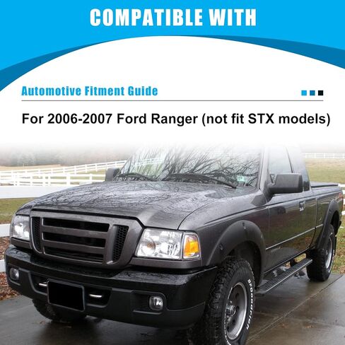 مجموعة مصابيح الضباب CPW متوافقة مع [2006-2007 Ford Ranger] مصابيح الضباب للقيادة استبدال جانب السائق + جانب الركاب in Kuwait