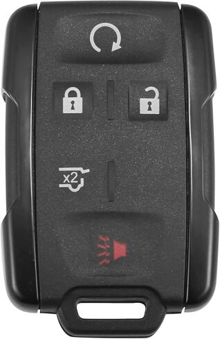 X AUTOHAUX 5 Button Keyless Entry Remote Control Replacement Key Fob Proximity Smart Fob M3N32337100 Fit for Chevrolet Tahoe 2015-2020 in Saudi Arabia