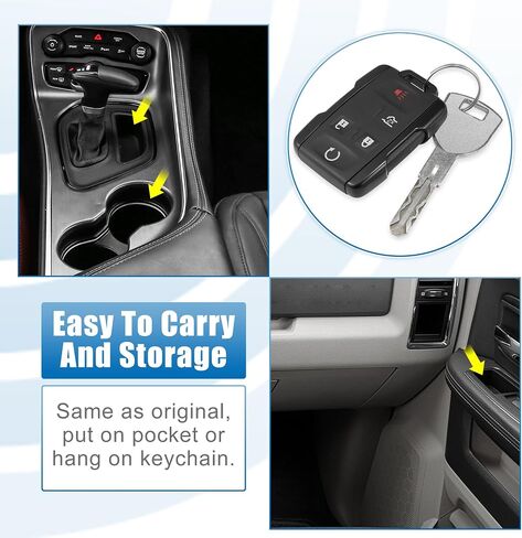 X AUTOHAUX 5 Button Keyless Entry Remote Control Replacement Key Fob Proximity Smart Fob M3N32337100 Fit for Chevrolet Tahoe 2015-2020 in Saudi Arabia