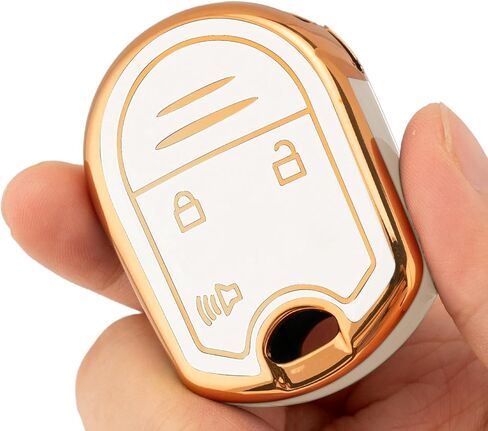 غطاء مفتاح Ford Key Fob مع سلسلة مفاتيح، جراب غطاء مفتاح سيارة ناعم من مادة TPU لـ 2004-2014 Ford F150 F250 F350 F450 Flex Explorer Escape Ranger Fusion Accessories (3 أزرار) (أسود) in Kuwait