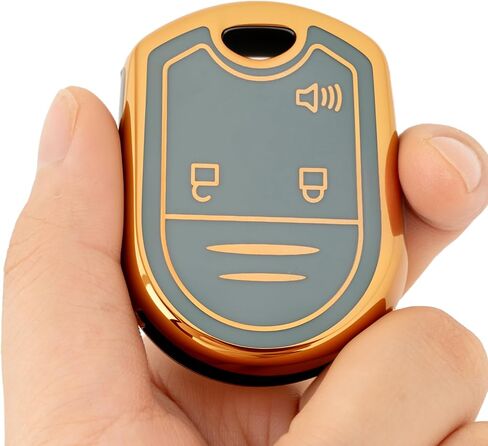 غطاء مفتاح Ford Key Fob مع سلسلة مفاتيح، جراب غطاء مفتاح سيارة ناعم من مادة TPU لـ 2004-2014 Ford F150 F250 F350 F450 Flex Explorer Escape Ranger Fusion Accessories (3 أزرار) (أسود) in Kuwait