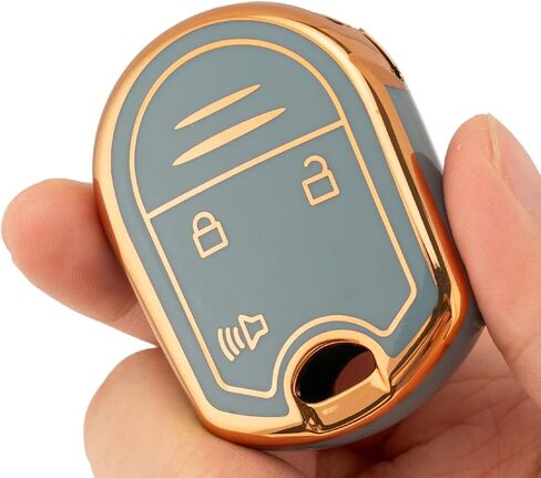 غطاء مفتاح Ford Key Fob مع سلسلة مفاتيح، جراب غطاء مفتاح سيارة ناعم من مادة TPU لـ 2004-2014 Ford F150 F250 F350 F450 Flex Explorer Escape Ranger Fusion Accessories (3 أزرار) (أسود) in Kuwait