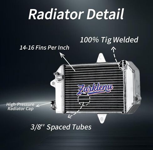 مشعاع ألومنيوم كبير الحجم 2 صف لـ 1987-2006 Yamaha Banshee 350 YFZ350 YFZ 350 in Kuwait