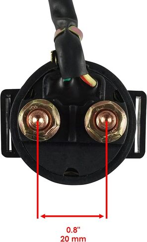 Caltric Starter Relay Solenoid Compatible with Honda Fourtrax 200 Trx200Sx 1986-1988 / Atc125M 1986 1987 / Odyssey 350 Fl350R 1985 / Nh80Md 1983-1984 in Saudi Arabia