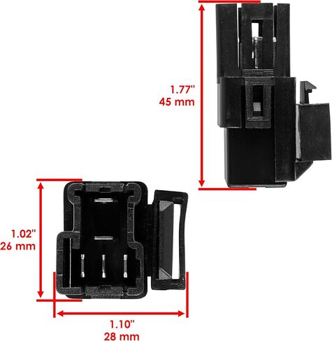 Caltric Starter Relay Compatible with Yamaha SXV700 SX Viper 2002-2003 / SXV700ER ER 2002-2004 / S 2004 in Saudi Arabia