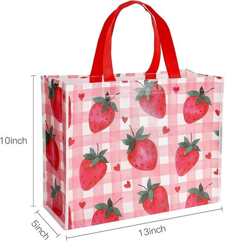 Loveinside Medium Recycled Gifts Bags with Handles, Kids Reusable Birthday Party Gift Bag, Shopping Bag - 10" x 5" x 13", 1 Pcs - Animal in Saudi Arabia