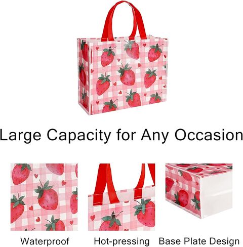 Loveinside Medium Recycled Gifts Bags with Handles, Kids Reusable Birthday Party Gift Bag, Shopping Bag - 10" x 5" x 13", 1 Pcs - Animal in Saudi Arabia