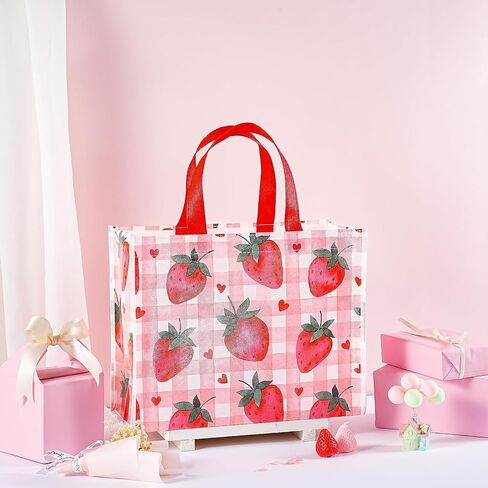 Loveinside Medium Recycled Gifts Bags with Handles, Kids Reusable Birthday Party Gift Bag, Shopping Bag - 10" x 5" x 13", 1 Pcs - Animal in Saudi Arabia