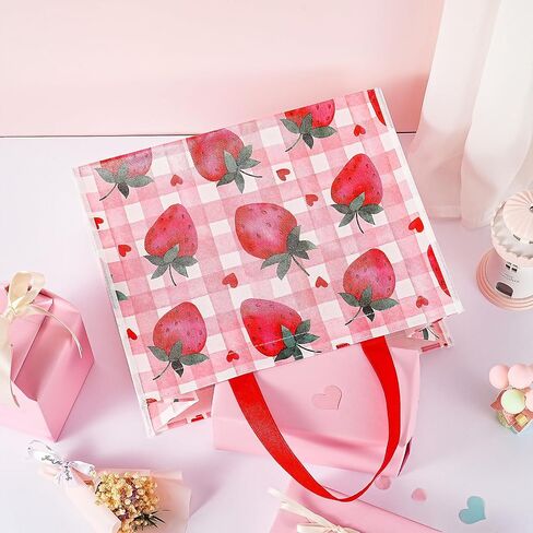 Loveinside Medium Recycled Gifts Bags with Handles, Kids Reusable Birthday Party Gift Bag, Shopping Bag - 10" x 5" x 13", 1 Pcs - Animal in Saudi Arabia