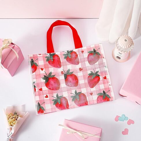 Loveinside Medium Recycled Gifts Bags with Handles, Kids Reusable Birthday Party Gift Bag, Shopping Bag - 10" x 5" x 13", 1 Pcs - Animal in Saudi Arabia