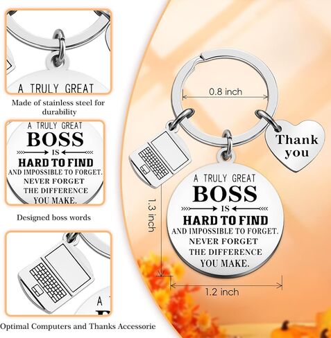 هدايا بوس للنساء سلسلة مفاتيح أفضل هدية للرؤساء لتقدير المرأة، شكرًا لك على الهدايا النسائية من BossMale للقادة، إكسسوارات حلقات مفاتيح لعيد الشكر في عيد الميلاد in Kuwait