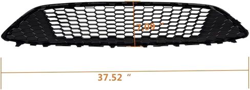 CHEDA Front Upper Center Black Grille Compatible with 2015 2016 2017 2018 Ford Focus S SE in Saudi Arabia