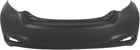 MBI AUTO - Primered, Rear Bumper Cover for 2012 2013 2014 Toyota Yaris Hatchback 12 13 14, TO1100298 in Saudi Arabia