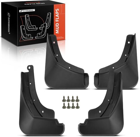 A-Premium Set of 4PCS Mud Flaps Splash Guards Mudguards Mudflaps with Hardware Kits Accessory Compatible with Chevrolet Trax 2024, Front and Rear (Driver & Passenger Side) in Saudi Arabia