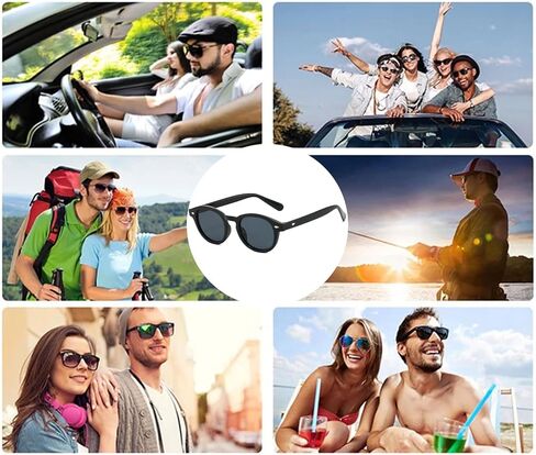 YAMEIZE Retro Round Sunglasses for Women Men Vintage Small Sunglasses Round Frame UV400 in Saudi Arabia