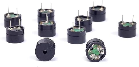 10Pcs 3V 5V 12V Active Buzzer 12095 Piezo Magnetic Long Continous Beep Tone Alarm Ringer 12085 Passive 16R(3V) in Saudi Arabia