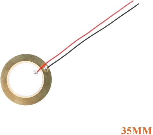 10pcs Piezoelectric Piezo Ceramic Wafer Plate Sounder Sensor Dia 12MM/15MM/18MM/20MM/27MM/35MM/50MM for Buzzer Loudspeaker Wire(12MM) in Saudi Arabia