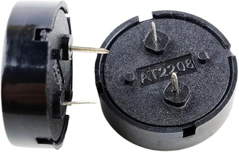 20PCS in line Buzzer AT2208 22 * 8MM 2208 Passive Piezoelectric Integration Electronic Digital Medical Toy Microphone in Saudi Arabia