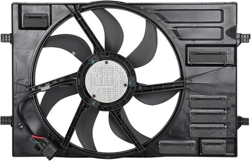 SCITOO 624220 Radiator Cooling Fan Compatible for 2015-2020 for A3 2015-2019 for S3 2015-2019 for e-Golf 2015-2019 for Golf in Saudi Arabia