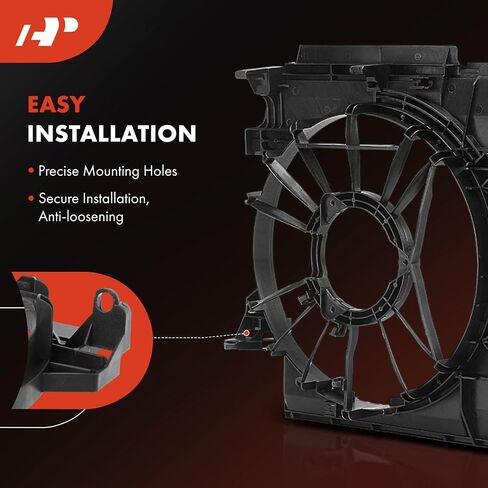 A-Premium Engine Radiator Cooling Fan Shroud Compatible with Subaru Impreza 2017 2018 2019 2020 2021 2022 2023, 2.0L in Saudi Arabia