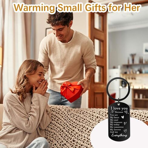 My Wife I Love You Gifts Keychain, Mother's Day Birthday Valentine's Day Romantic Gift For Her from Husband, Boyfriend in Saudi Arabia