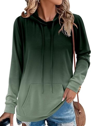 onlypuff Women's Pullover Hoodies Teen Girls Trendy Fall Fashion Tops Hooded Sweatshirts in Saudi Arabia
