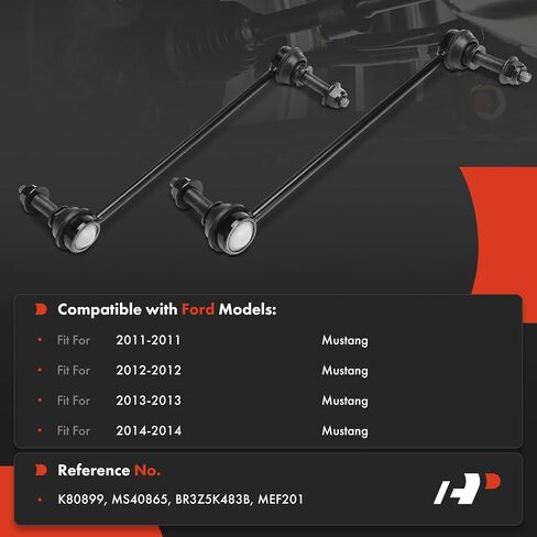 A-Premium 2 x Front Sway Bar Links Stabilizer Bar Links, Compatible with Ford Mustang 2011 2012 2013 2014 in Saudi Arabia
