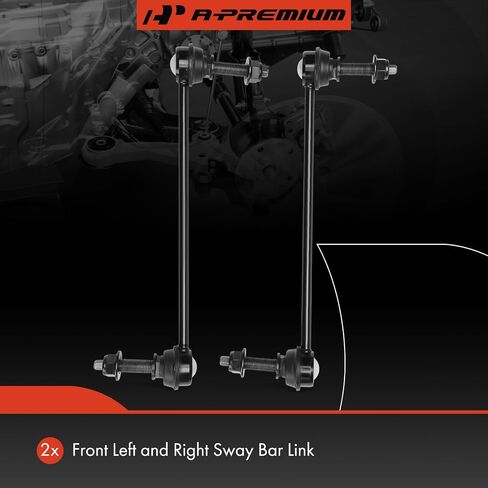A-Premium 2 x Front Sway Bar Links Stabilizer Bar Links, Compatible with Ford Mustang 2011 2012 2013 2014 in Saudi Arabia