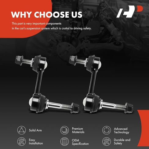 A-Premium 2 x Rear Sway Bar Links Stabilizer Bar Links, Compatible with Ford Escape 2009-2012 & Mazda Tribute 2009-2011 & Mercury Mariner 2009-2011, Monterey 2004 in Saudi Arabia
