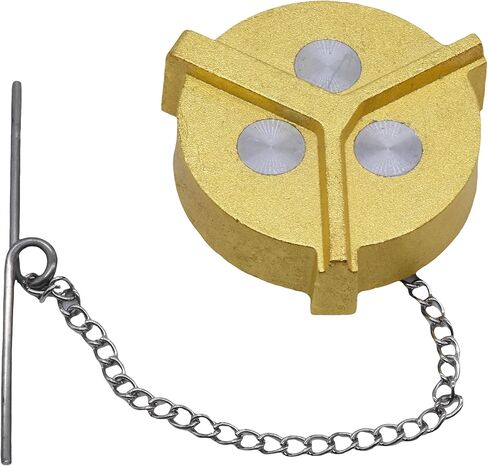 9114 غطاء وقود غير قابل للقفل، غطاء وقود أنثى، قطر 2 بوصة، خيط/بوصة NPSF 11-1/2 بوصة، قطر 2-1/4 بوصة فوق الخيط، 2.37 بوصة من الداخل، نحاس. يستبدل # 600007، 431008، 9114 in Kuwait