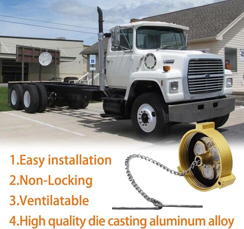 9114 غطاء وقود غير قابل للقفل، غطاء وقود أنثى، قطر 2 بوصة، خيط/بوصة NPSF 11-1/2 بوصة، قطر 2-1/4 بوصة فوق الخيط، 2.37 بوصة من الداخل، نحاس. يستبدل # 600007، 431008، 9114 in Kuwait