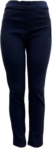 Erika Womens Joey Twill Pull on Stretch Pants with Back Pockets in Saudi Arabia