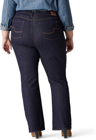 Levi Strauss Signature Women's Modern Bootcut Jeans Mid-Rise Stretch Denim (Also Available in Plus), (New) Island Rinse, 16 Plus Regular in Saudi Arabia