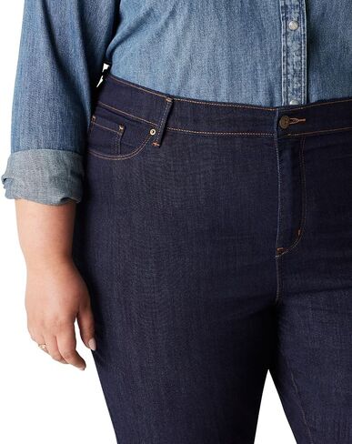 Levi Strauss Signature Women's Modern Bootcut Jeans Mid-Rise Stretch Denim (Also Available in Plus), (New) Island Rinse, 16 Plus Regular in Saudi Arabia