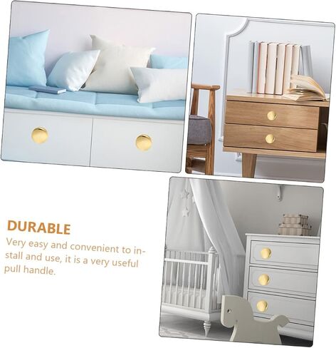 DOITOOL 12pcs Door Knobs Brushed Pull Handles for Cabinets Wardrobes and Dressers and Elegant Design for Home Furniture Upgrade in Saudi Arabia