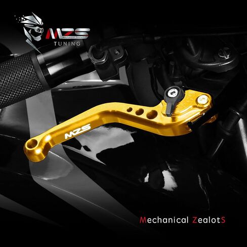 MZS Gold 7/8 عتلات مجموعة الفرامل الرئيسية أسطوانة القابض رافعة عالمية قصيرة قابلة للتعديل باستخدام الحاسب الآلي متوافقة مع الدراجات النارية في الشوارع الرياضية الترابية حفرة صغيرة دراجة سكوتر ATV in Saudi Arabia