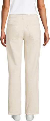 Lands' End Women's Soft Denim Mid Rise Boyfriend Jeans in Saudi Arabia