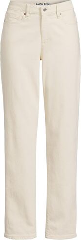 Lands' End Women's Soft Denim Mid Rise Boyfriend Jeans in Saudi Arabia