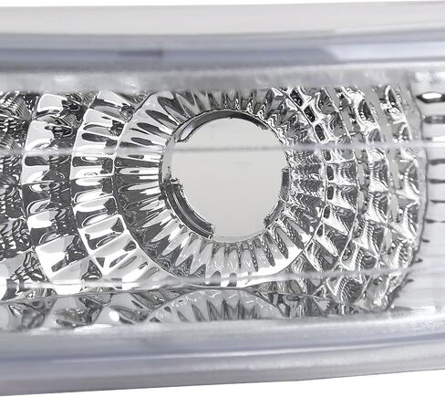 SPEC-D TUNING Black Housing Clear Lens Headlights + Bumper Lights Compatible with 1999-2002 Chevy Silverado 2000-2006 Tahoe Suburban, Left + Right Pair Headlamps Assembly in Saudi Arabia