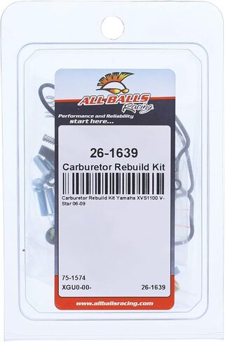 جميع كرات السباق المكربن ​​إعادة بناء عدة 26-1639 متوافق مع/استبدال لياماها XVS1100 V-Star 2006-2009 in Saudi Arabia