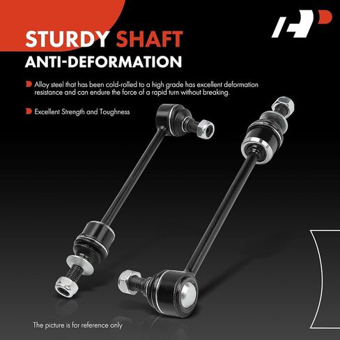 A-Premium 2 x Rear Sway Bar Links Stabilizer Bar Links, Compatible with BMW 745i 2002-2005, 745Li 2002-2005, 750i 2006-2008, 750Li 2006-2008, 760i 2004-2006, 760Li 2003-2008, Alpina B7 2007-2008 in Saudi Arabia