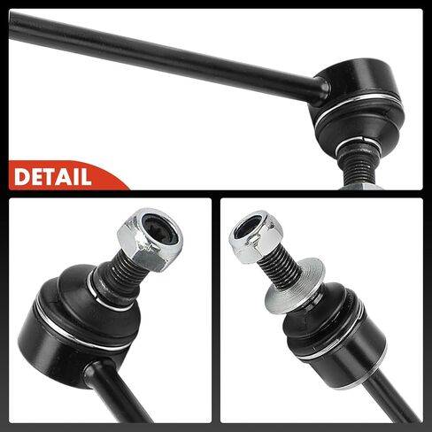 A-Premium 2 x Rear Sway Bar Links Stabilizer Bar Links, Compatible with BMW 745i 2002-2005, 745Li 2002-2005, 750i 2006-2008, 750Li 2006-2008, 760i 2004-2006, 760Li 2003-2008, Alpina B7 2007-2008 in Saudi Arabia