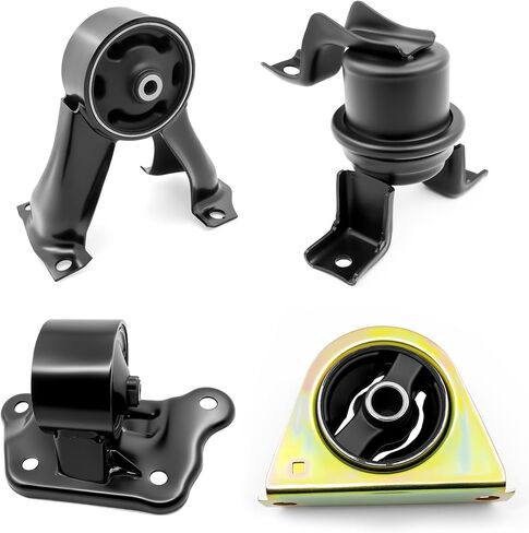 محرك محرك PartsFlow ومجموعة حامل ناقل الحركة من 4 قطع متوافقة مع Mitsubishi Lancer 2002 2003 2004 2005 2006 2007 استبدال Trans 2.0L التلقائي لـ A4641 A4617 A4606 A6647 9188 9181 9170 9569 in Saudi Arabia