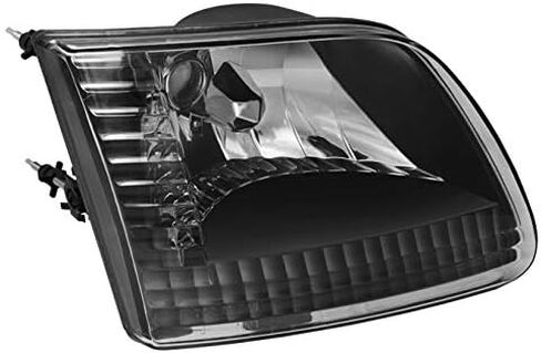 AKKON - For 1997-2003 Ford F150 F250 Light Duty Expedition Black Headlights + Black Corner Siganl Lights Pairs in Saudi Arabia