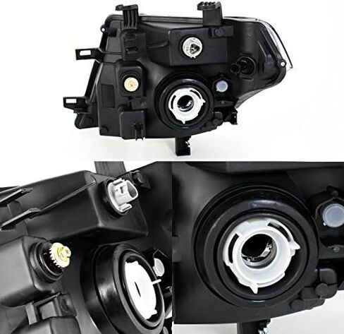 AKKON - For Black 08-12 Pathfinder Headlights Head Lamps Front Lamps Direct Replacement Pair Left + Right in Saudi Arabia